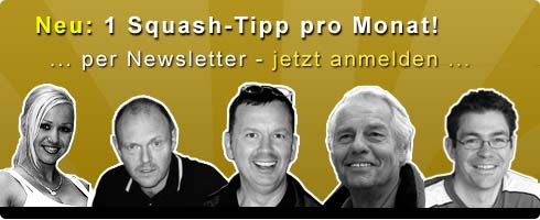 Squash lernen im Newsletter